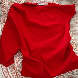 Zara Women's Bold Red Blouse